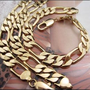Gold chain necklace 24inch 3mm